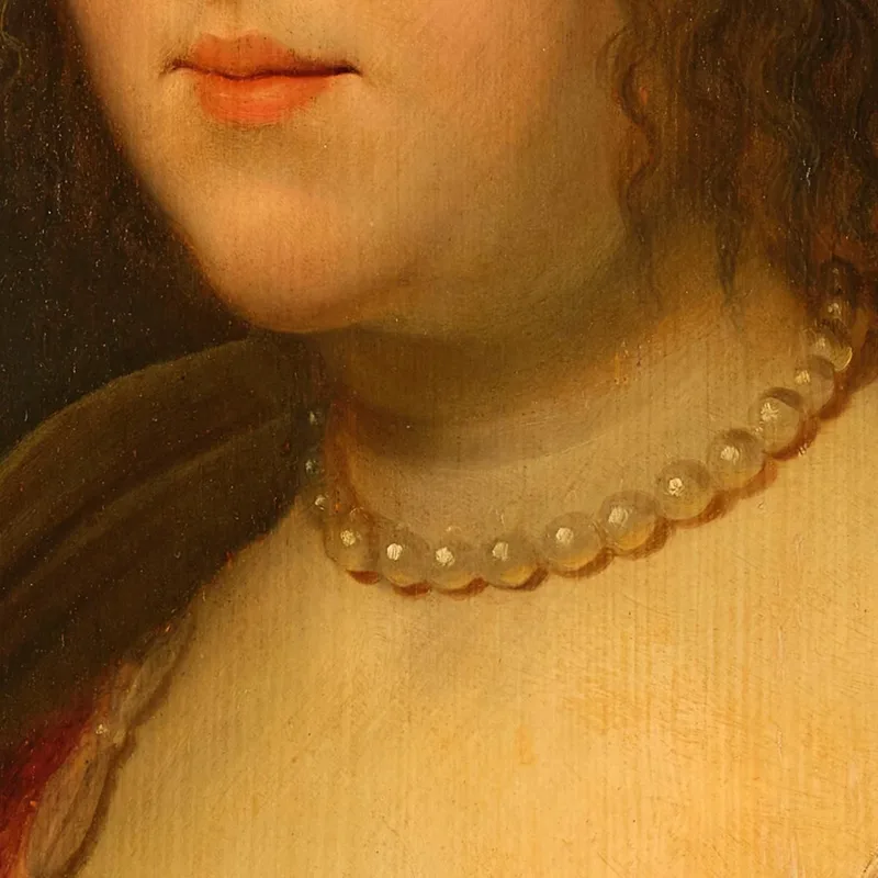 Porträt Von Amalia Von Solms Gerard van Honthorst