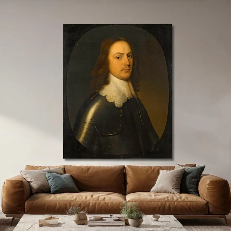 Porträt Eines Offiziers Gerard van Honthorst