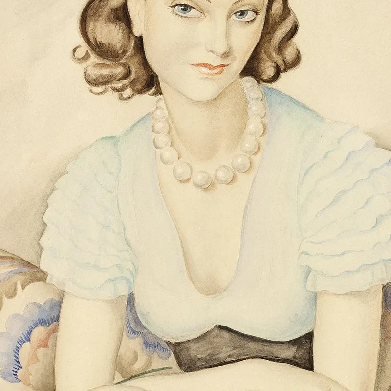 Porträt Einer Jungen Frau Gerda Wegener