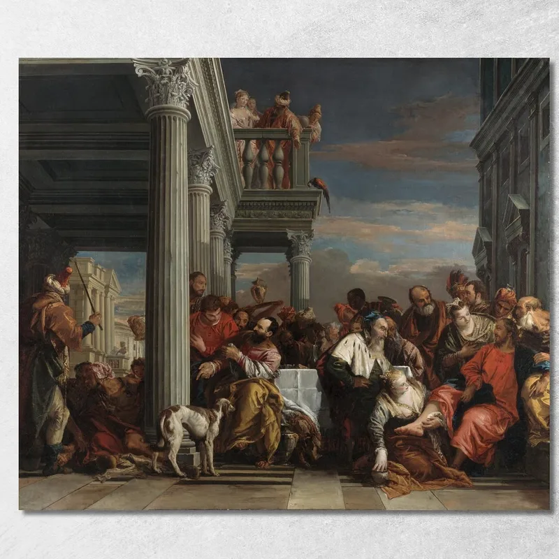 Christus Im Haus Des Pharisäers Simon Giovanni Battista Tiepolo drucken auf leinwand