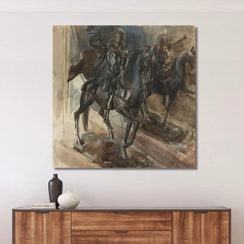 Una Estatua De Bronce De Luis Xiv Giovanni Boldini
