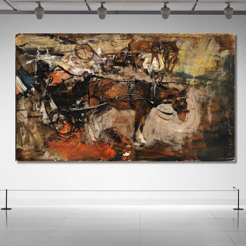 Carrozza A Cavalli Avenue Trudaine Parigi 14 Luglio 1880 Giovanni Boldini