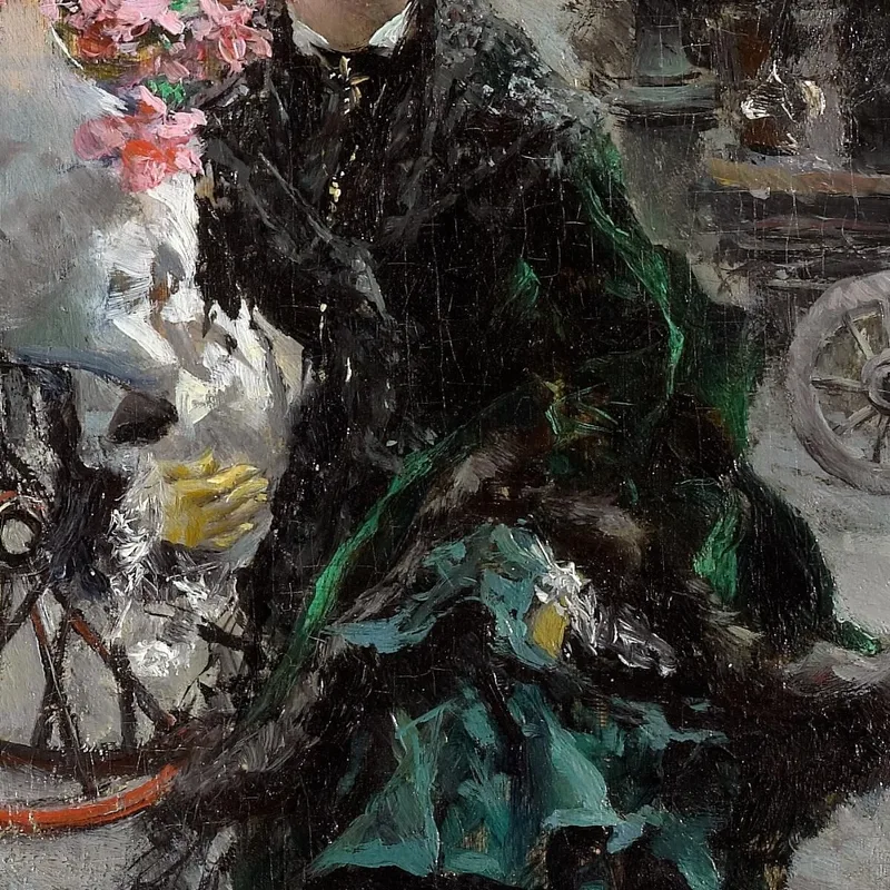 Überqueren Der Straße Giovanni Boldini