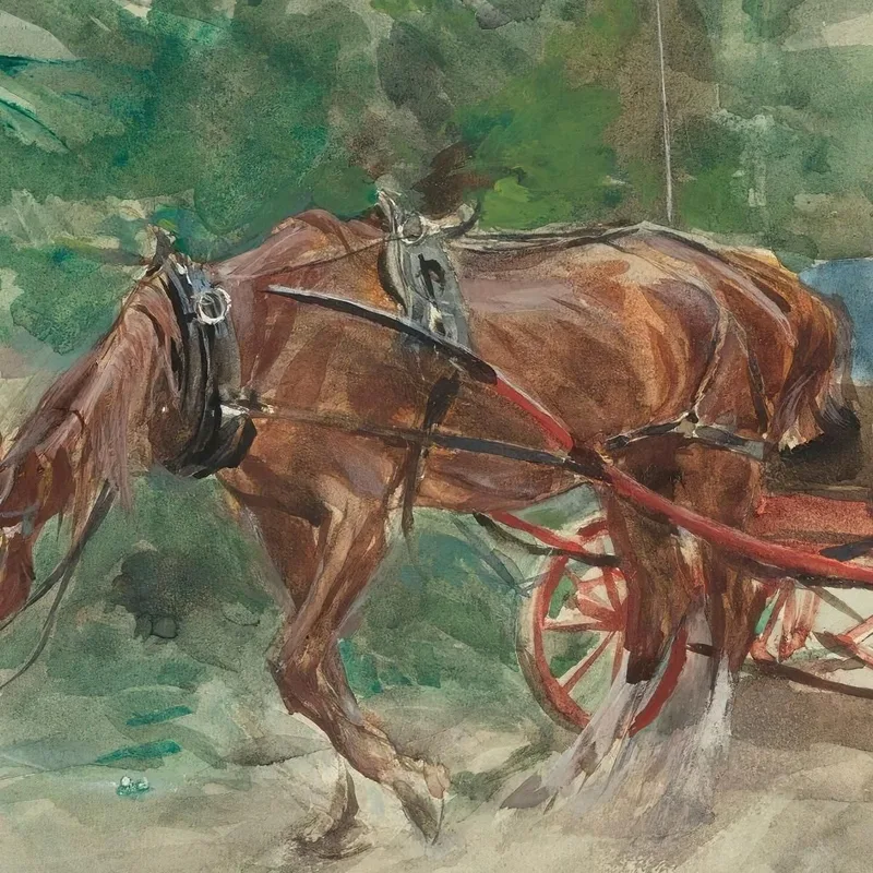 Pferd Und Wagen Giovanni Boldini