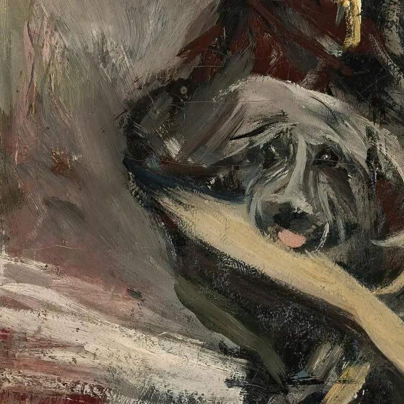 Signora Con Cappello Giallo Con Il Suo Cane La Marchesa Casati Giovanni Boldini