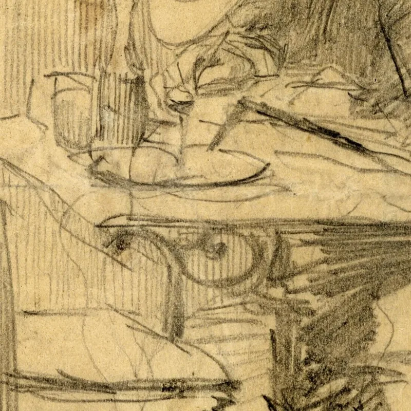 The Painter Helleu Sitting On A Café Terrace Giovanni Boldini
