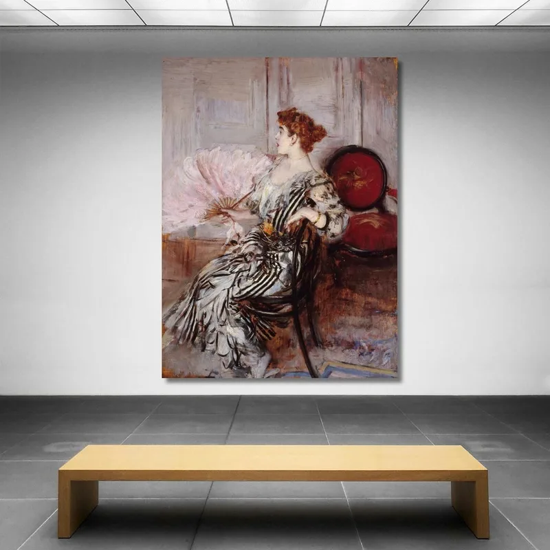 Portrait Of Madame Torri Dancer At The Opera Giovanni Boldini