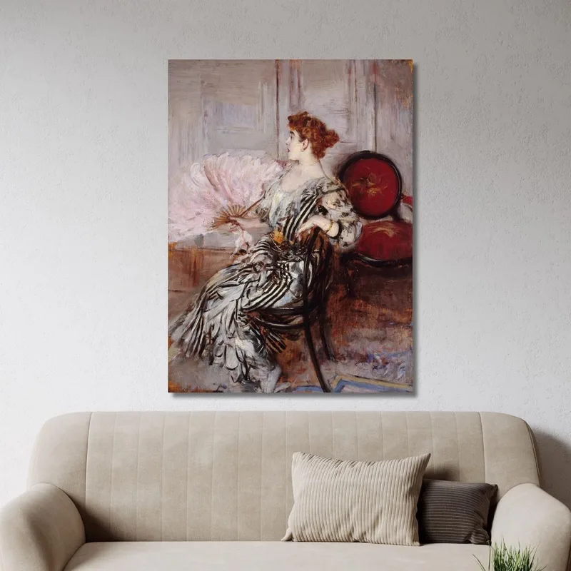 Portrait Of Madame Torri Dancer At The Opera Giovanni Boldini