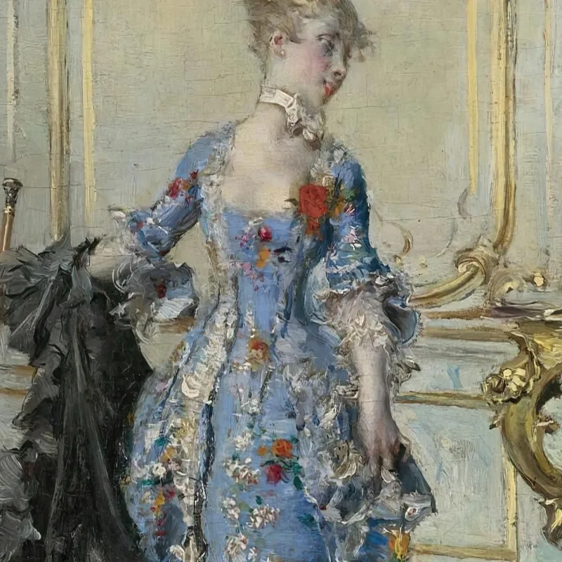 Le Dernier Regard Dans Le Miroir Giovanni Boldini