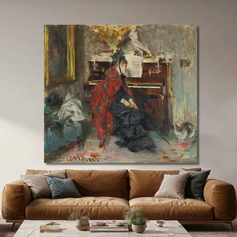 Mujer Al Piano Giovanni Boldini