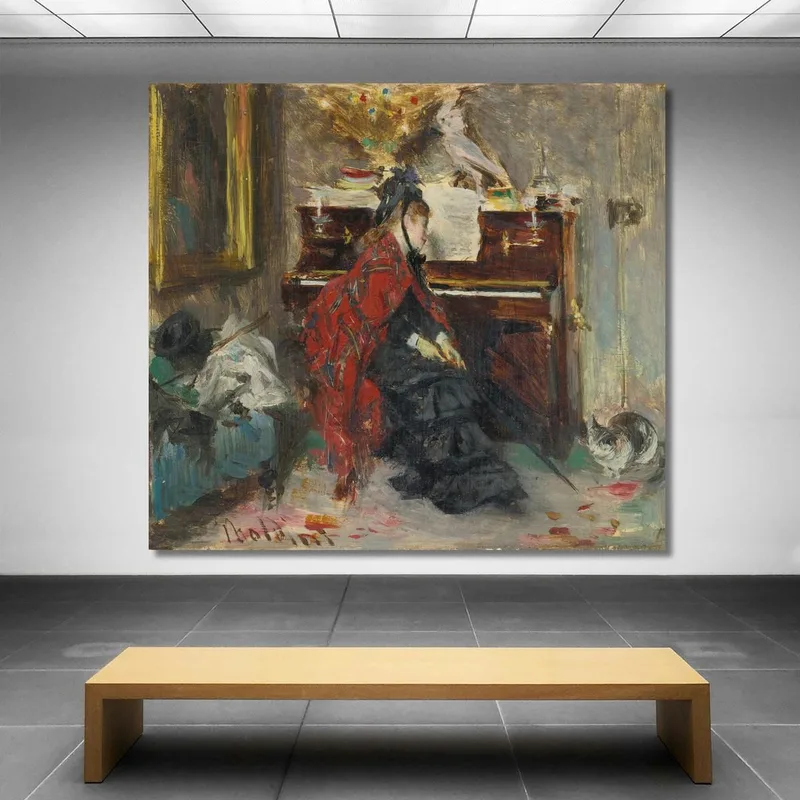 Mujer Al Piano Giovanni Boldini
