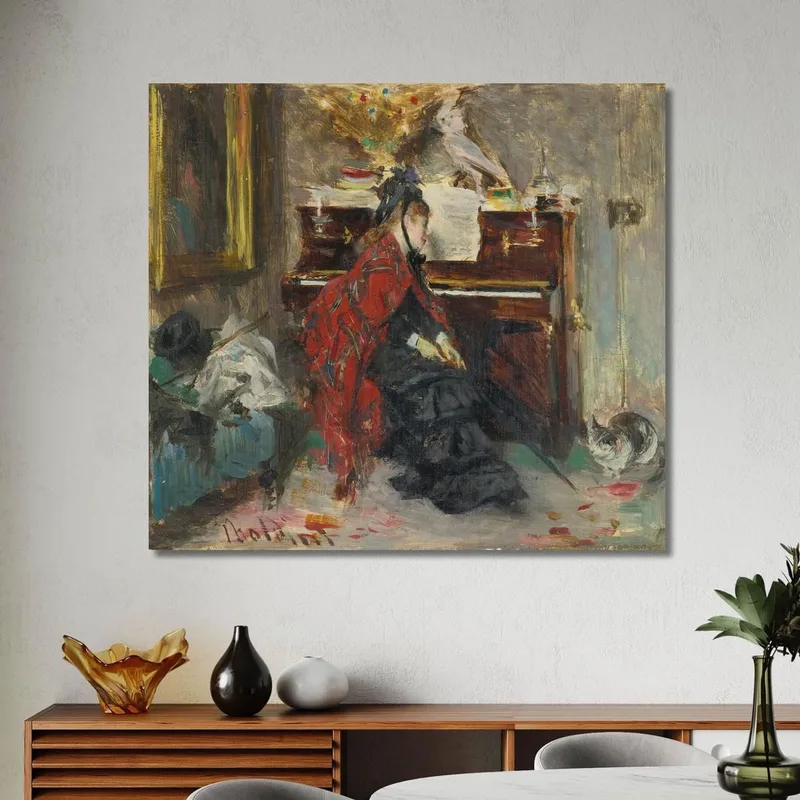 Mujer Al Piano Giovanni Boldini