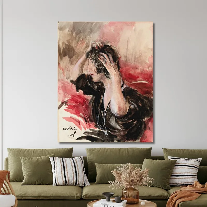 Donna Che Si Sistema I Capelli Giovanni Boldini