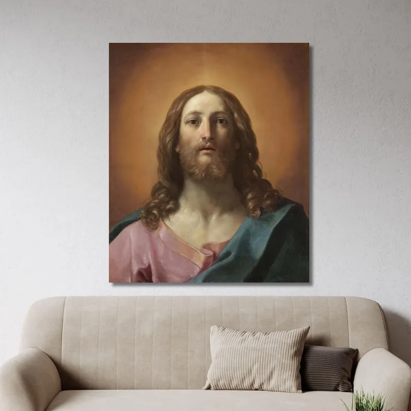 Busto Di Cristo Salvator Mundi Guido Reni