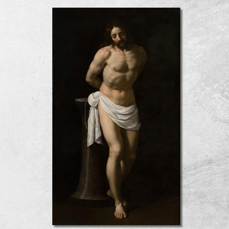 Cristo Alla Colonna Guido Reni quadro stampa su tela