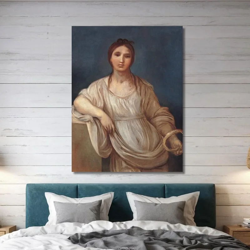 Ritratto Di Fanciulla Con Una Corona Guido Reni