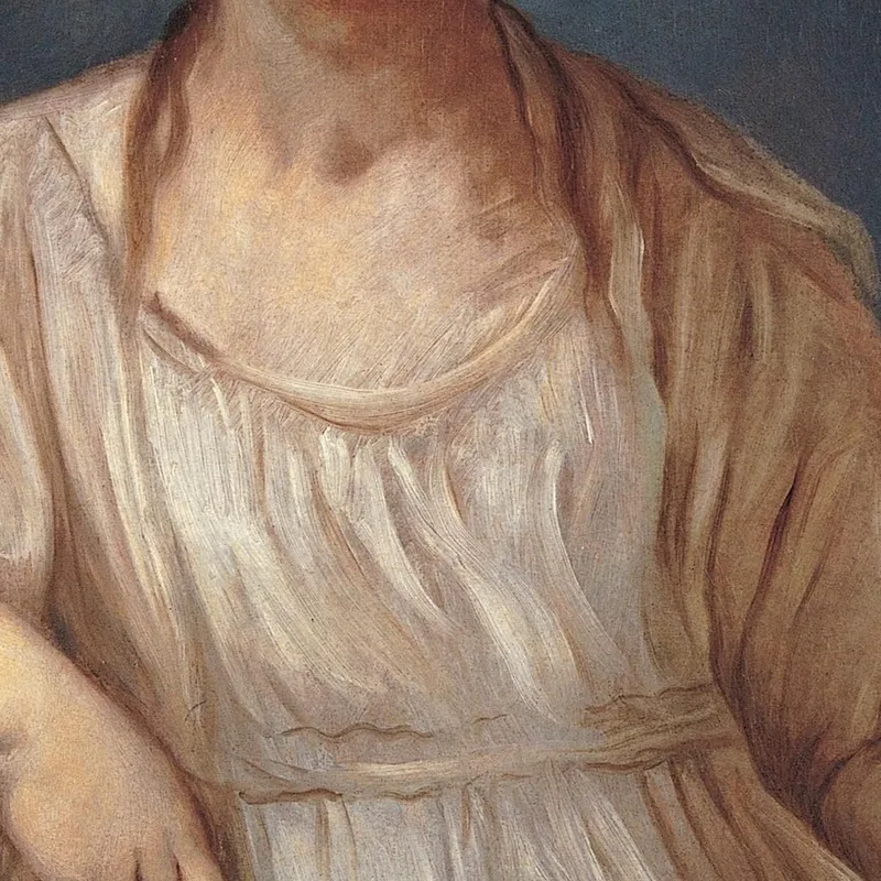 Ritratto Di Fanciulla Con Una Corona Guido Reni