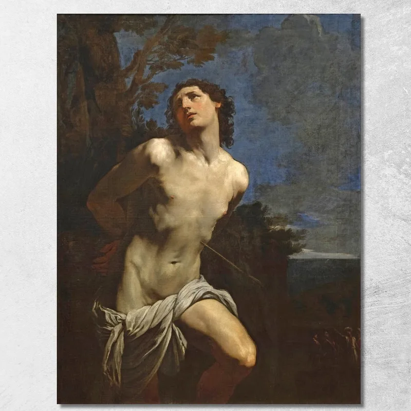 San Sebastiano (Versione 2) Guido Reni quadro stampa su tela
