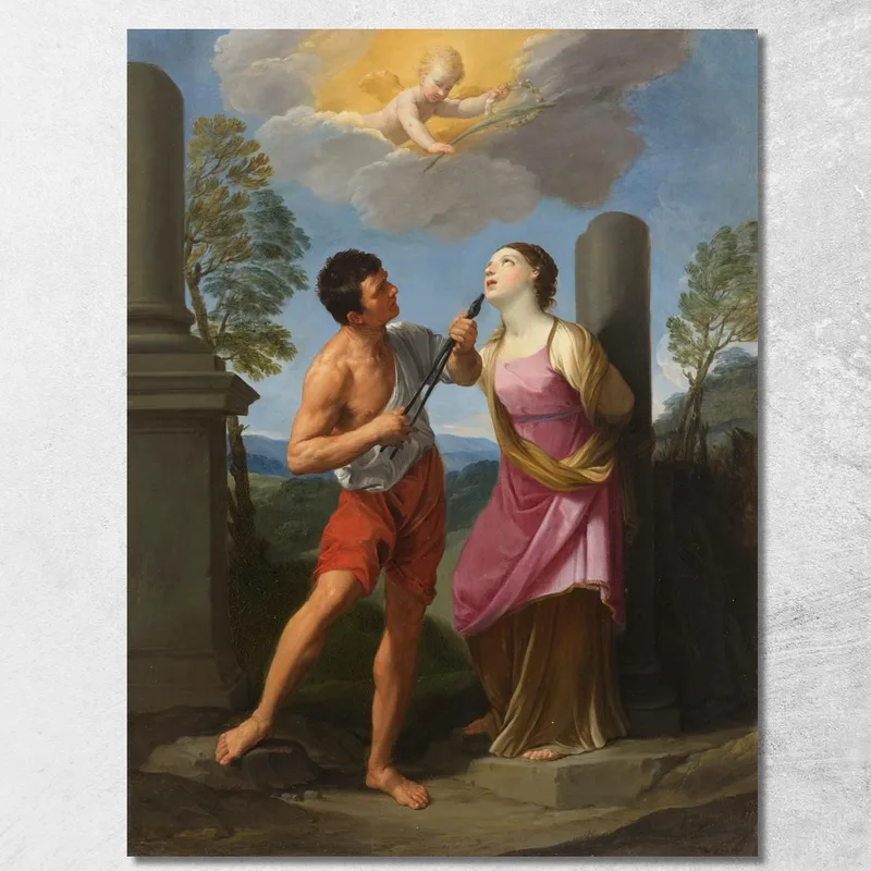 Il Martirio Di Sant'Apollonia Guido Reni quadro stampa su tela