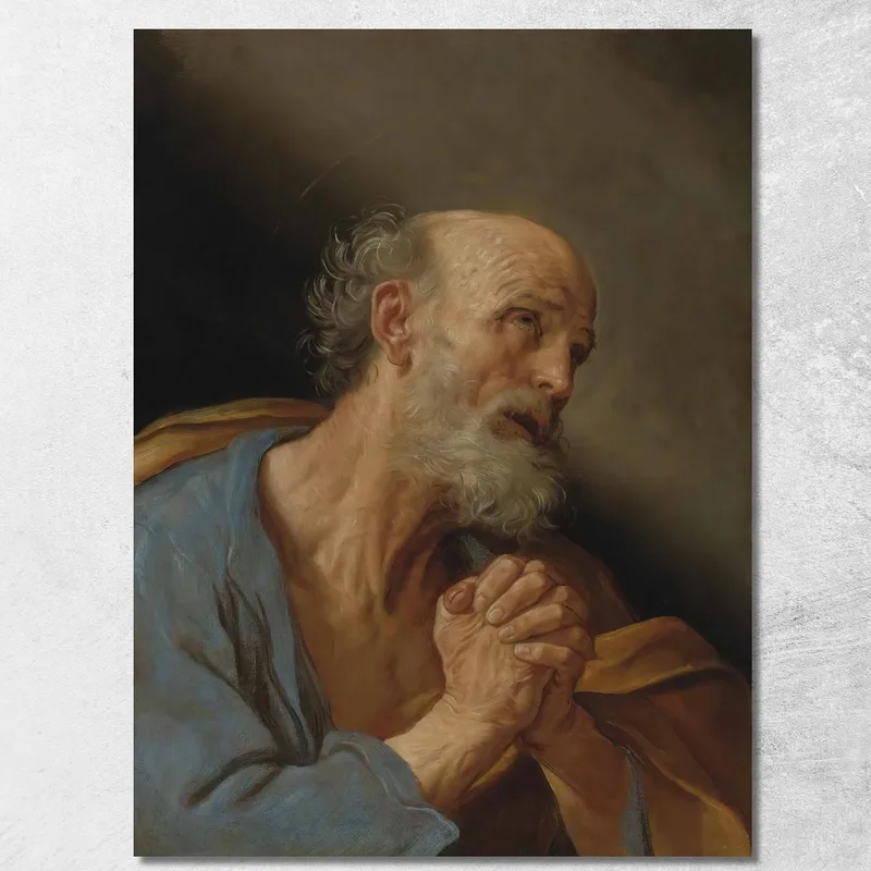 San Pietro Penitente Guido Reni quadro stampa su tela