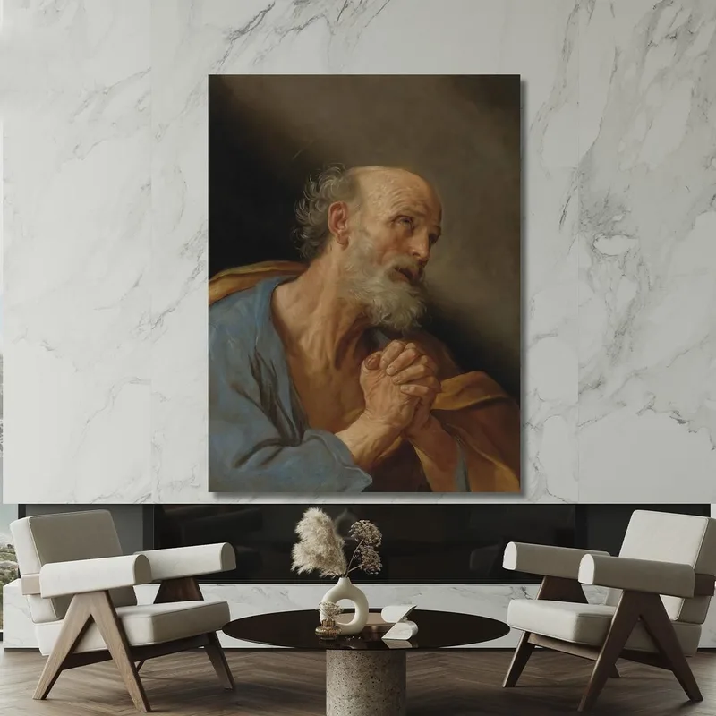 The Penitent Saint Peter Guido Reni