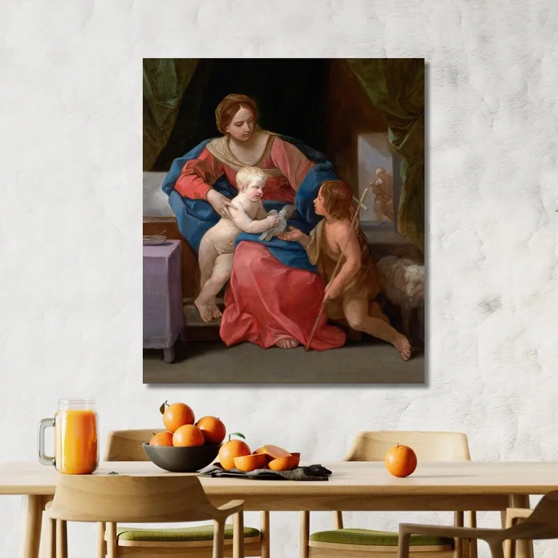 Vergine Con Il Bambino E San Giovanni Battista Guido Reni