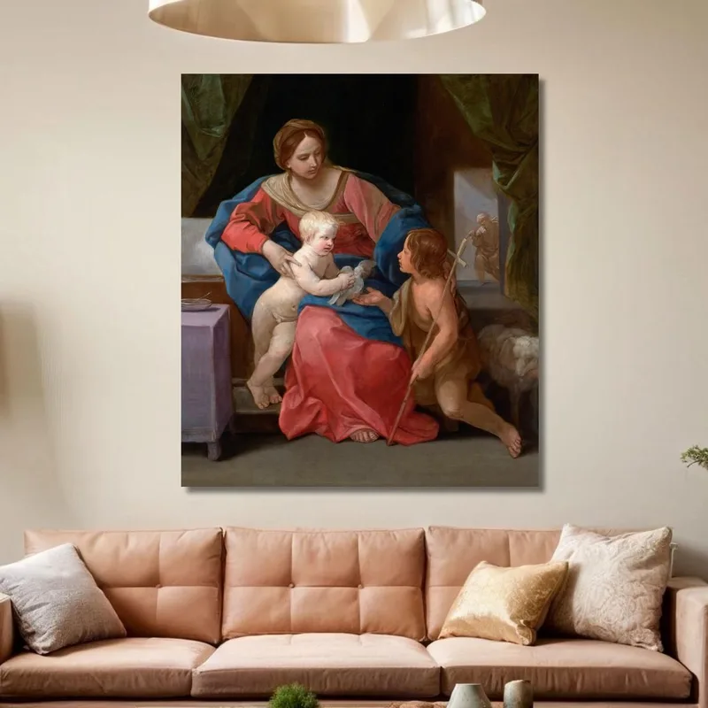 Vergine Con Il Bambino E San Giovanni Battista Guido Reni