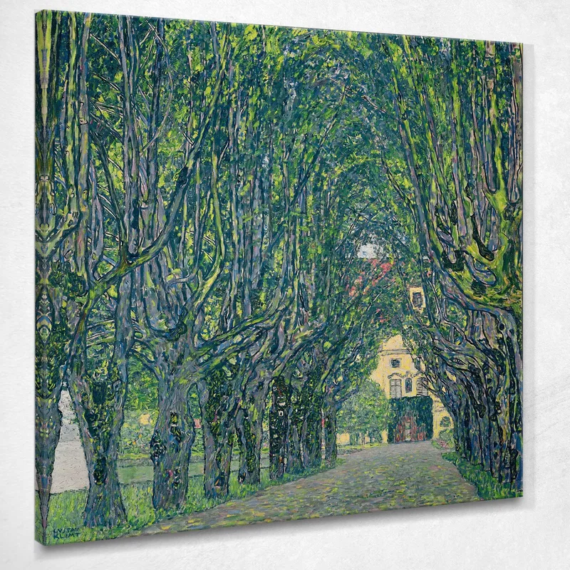 Vicolo Nel Parco Di Schloss Kammer Gustav Klimt quadro stampa su tela