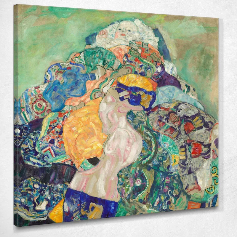 La Culla Gustav Klimt quadro stampa su tela