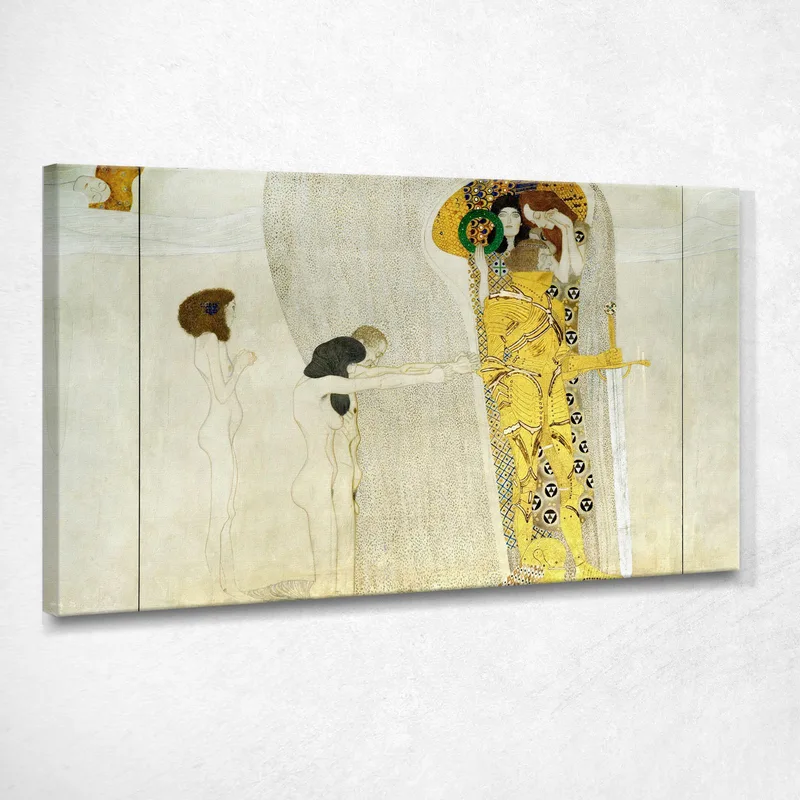 Fregio Di Beethoven Gustav Klimt quadro stampa su tela