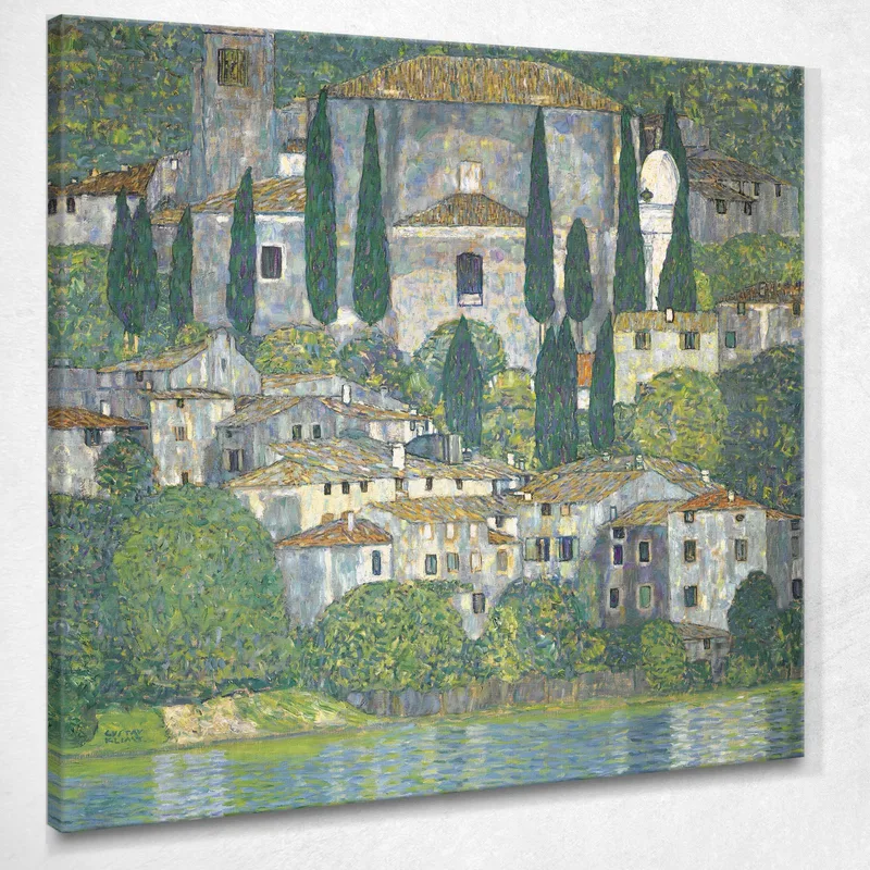 La Chiesa Di Cassone Gustav Klimt quadro stampa su tela