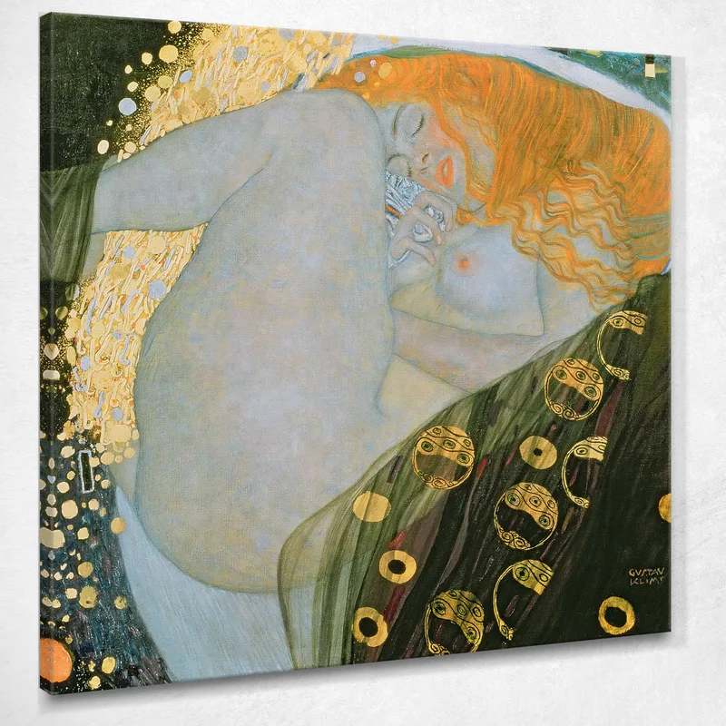 Danae Gustav Klimt quadro stampa su tela
