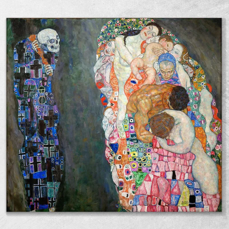 Morte E Vita Gustav Klimt