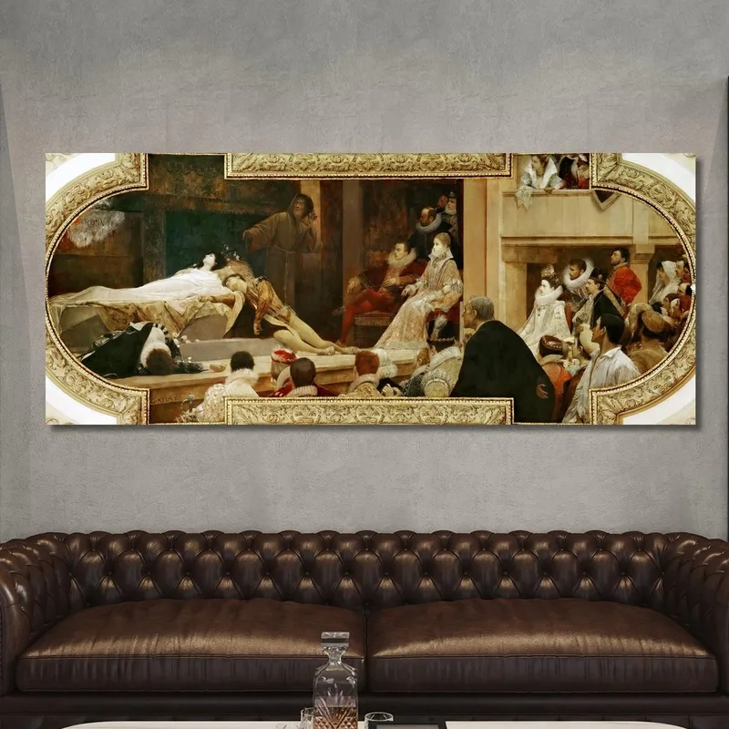 La Morte Di Romeo E Giulietta Gustav Klimt