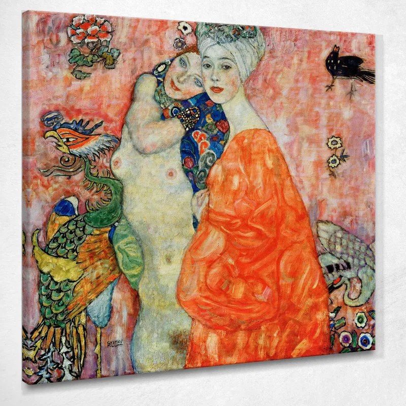 Amiche Fidanzate Gustav Klimt quadro stampa su tela