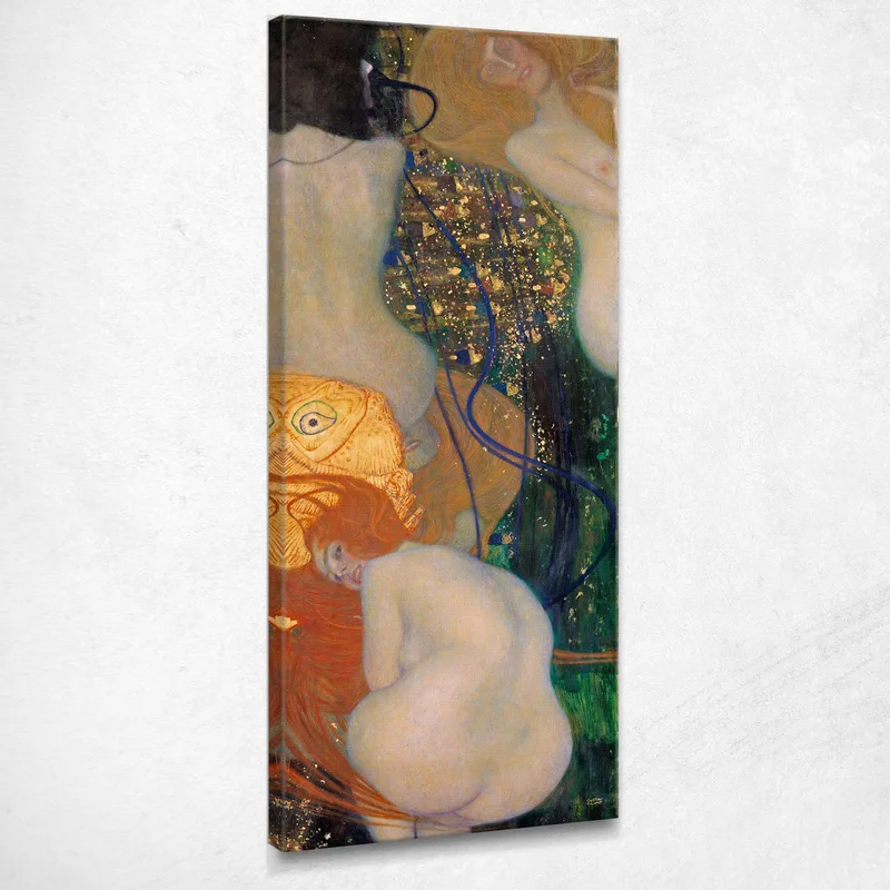 Pesci D'Oro Gustav Klimt quadro stampa su tela