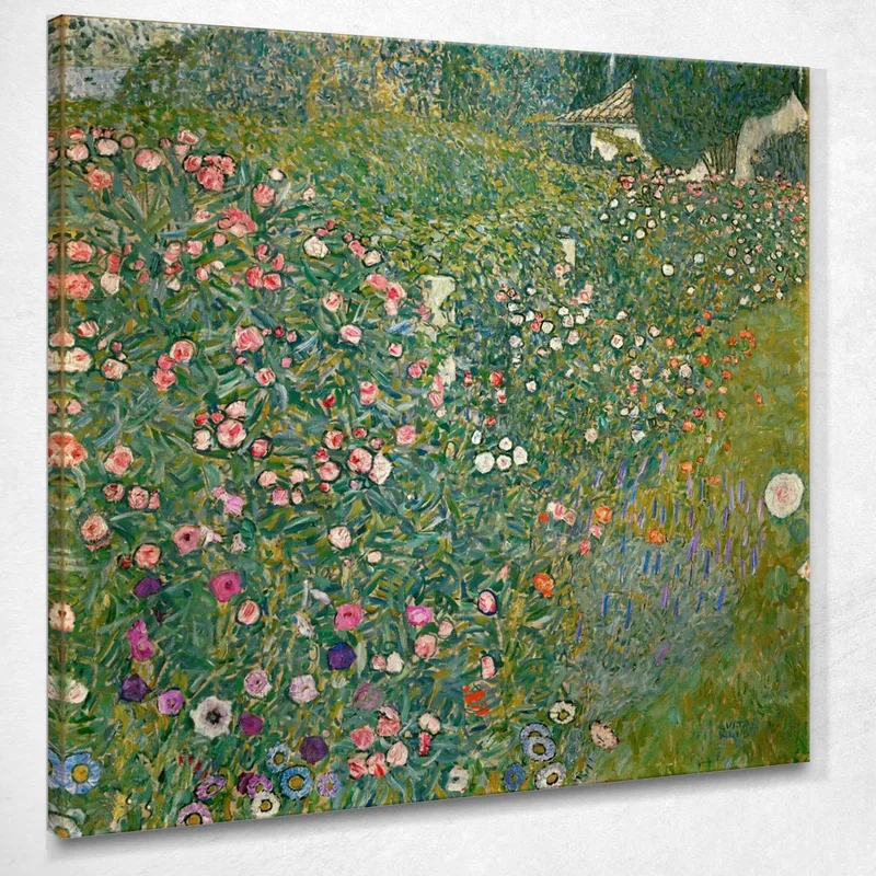 Paesaggio Di Un Giardino Italiano Gustav Klimt quadro stampa su tela