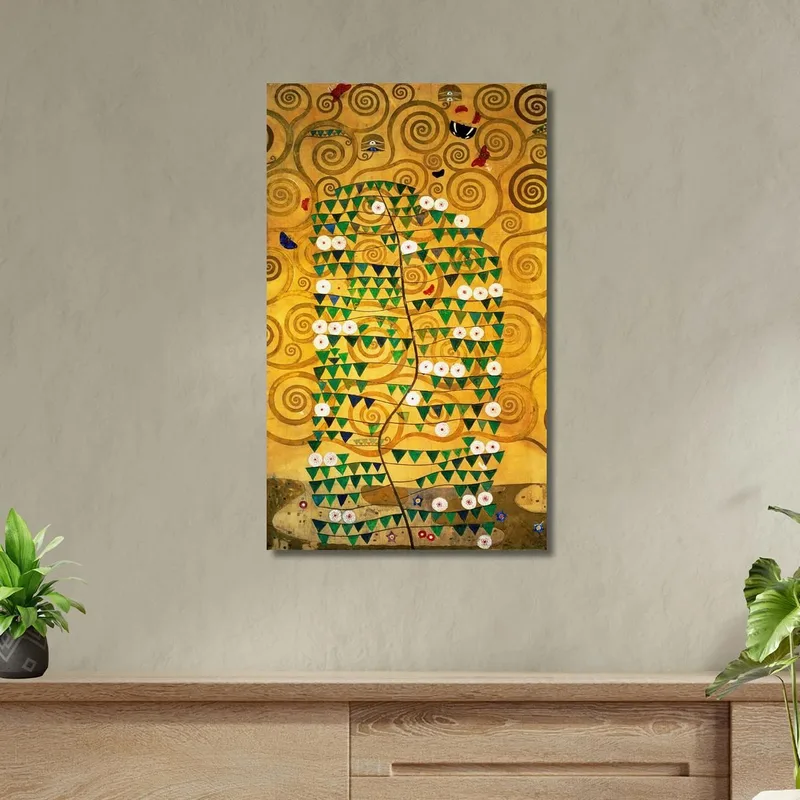 Mural For The Dining Room Stoclet Palais Completion Gustav Klimt