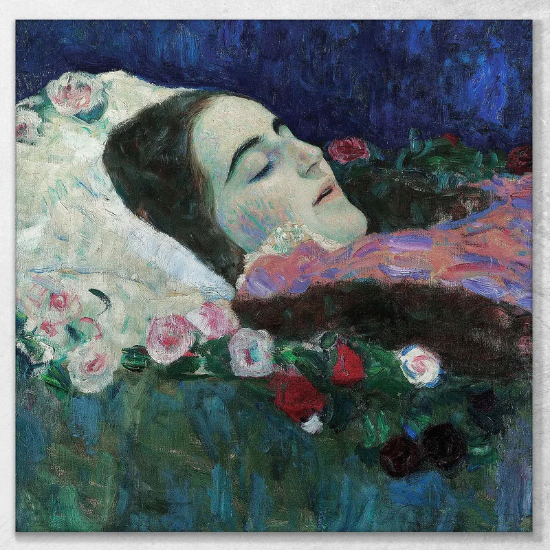 Ria Munch Auf Ihrem Sterbebett Gustav Klimt