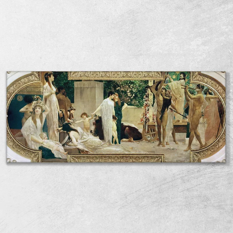 Il Teatro Greco Affresco Gustav Klimt