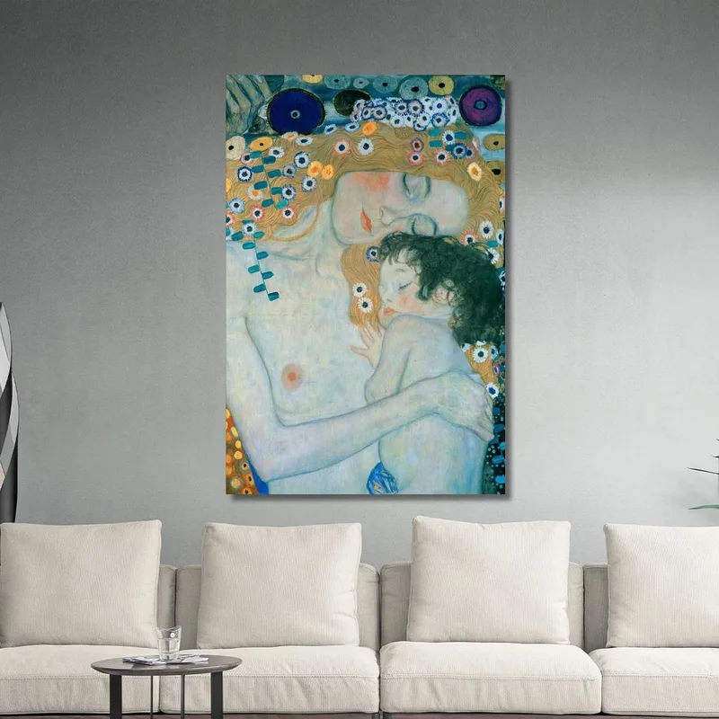 Le Tre Eta' Della Donna Frammento Gustav Klimt