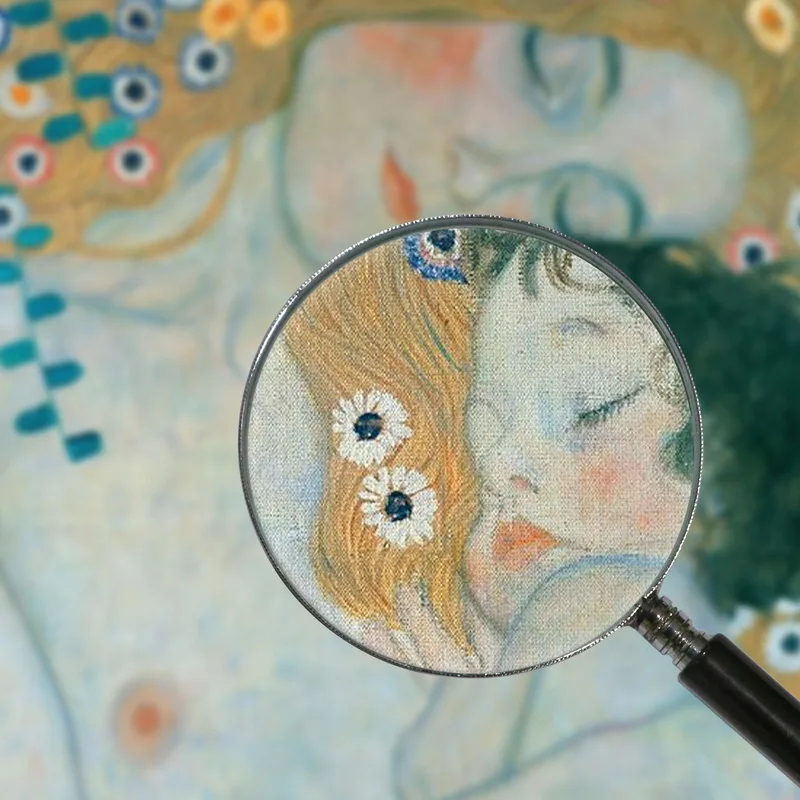 Le Tre Eta' Della Donna Frammento Gustav Klimt