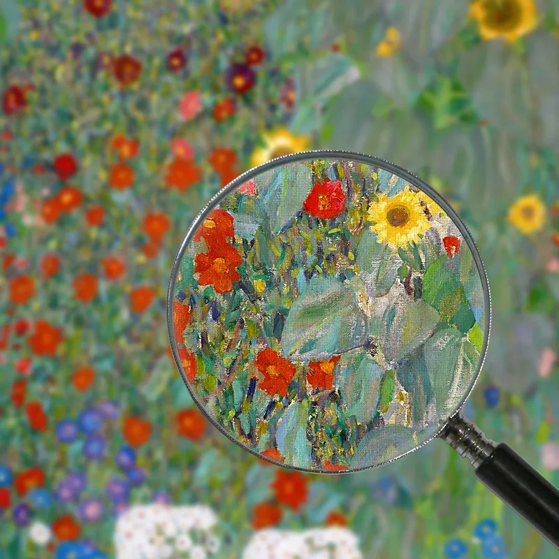 Giardino Con Girasole Gustav Klimt