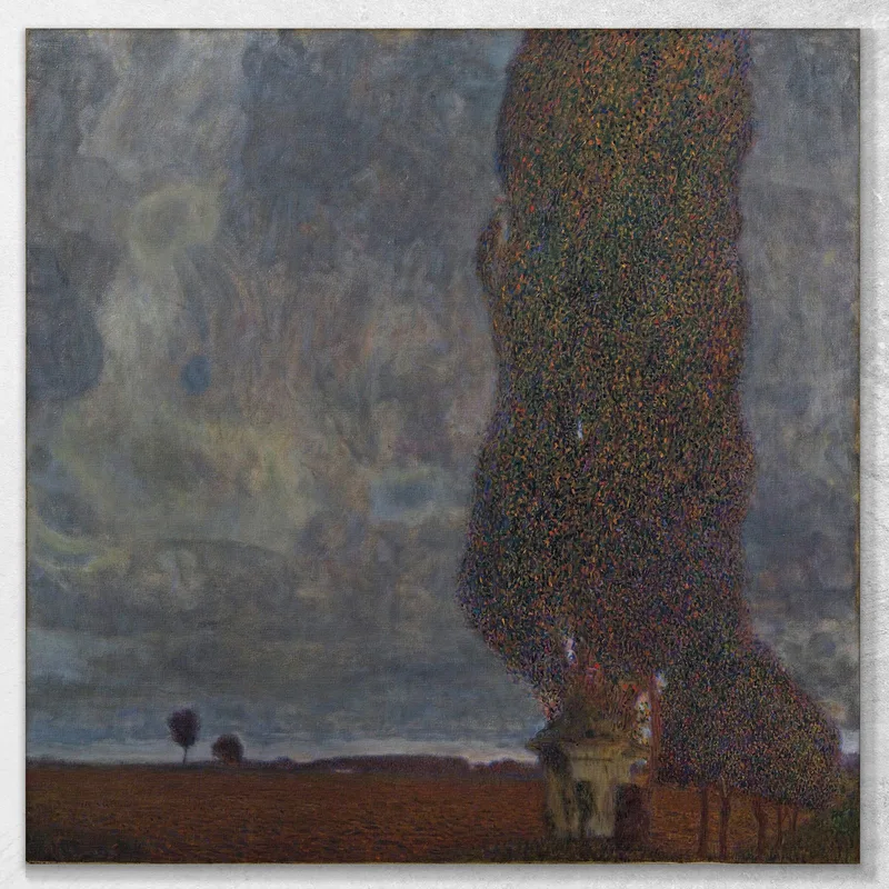 Tormenta Eléctrica Que Se Aproxima El Gran Álamo Ii Gustav Klimt