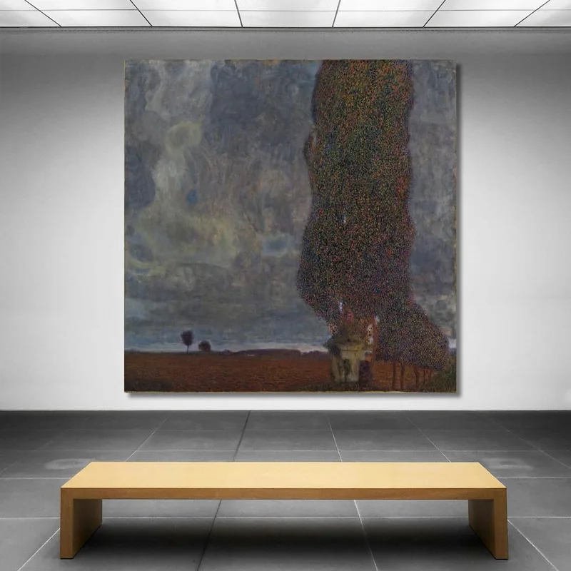 Tormenta Eléctrica Que Se Aproxima El Gran Álamo Ii Gustav Klimt