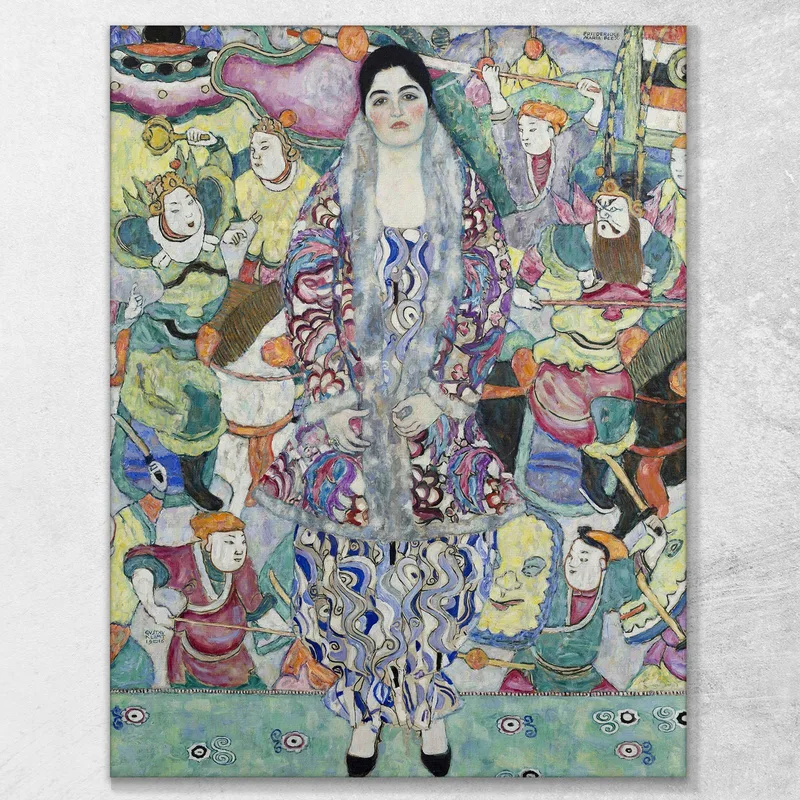 Portrait Of Friederike Maria Beer Gustav Klimt