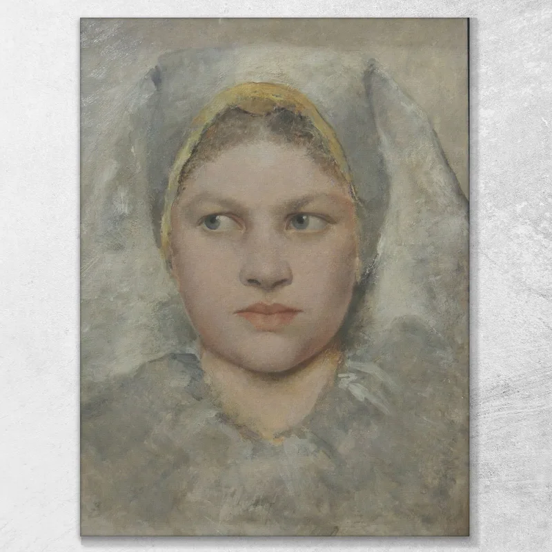 Studio Principale Di Una Ragazza Von Hana Gustav Klimt