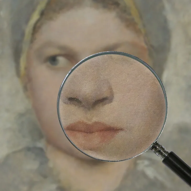 Studio Principale Di Una Ragazza Von Hana Gustav Klimt