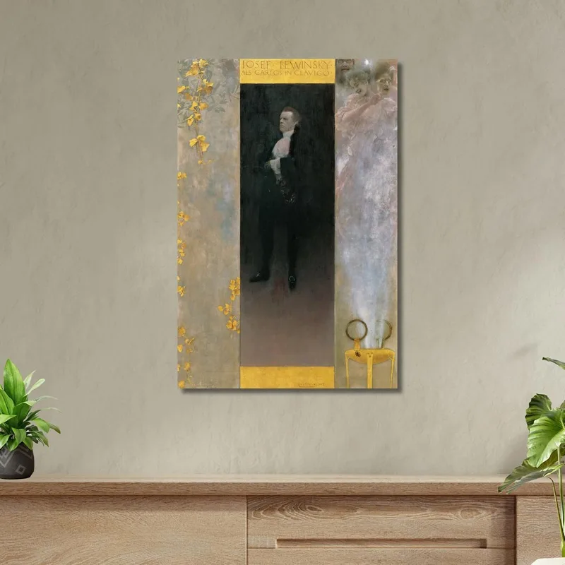 Josef Lewinsky Als Carlos In Clavigo Gustav Klimt