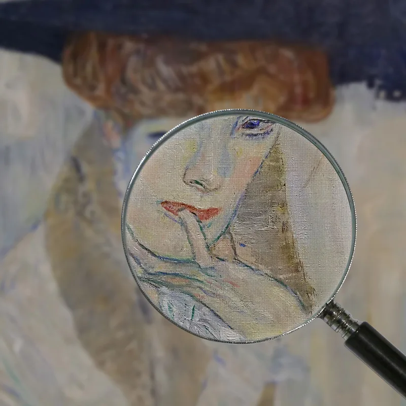 El Sombrero De Plumas Negras Gustav Klimt